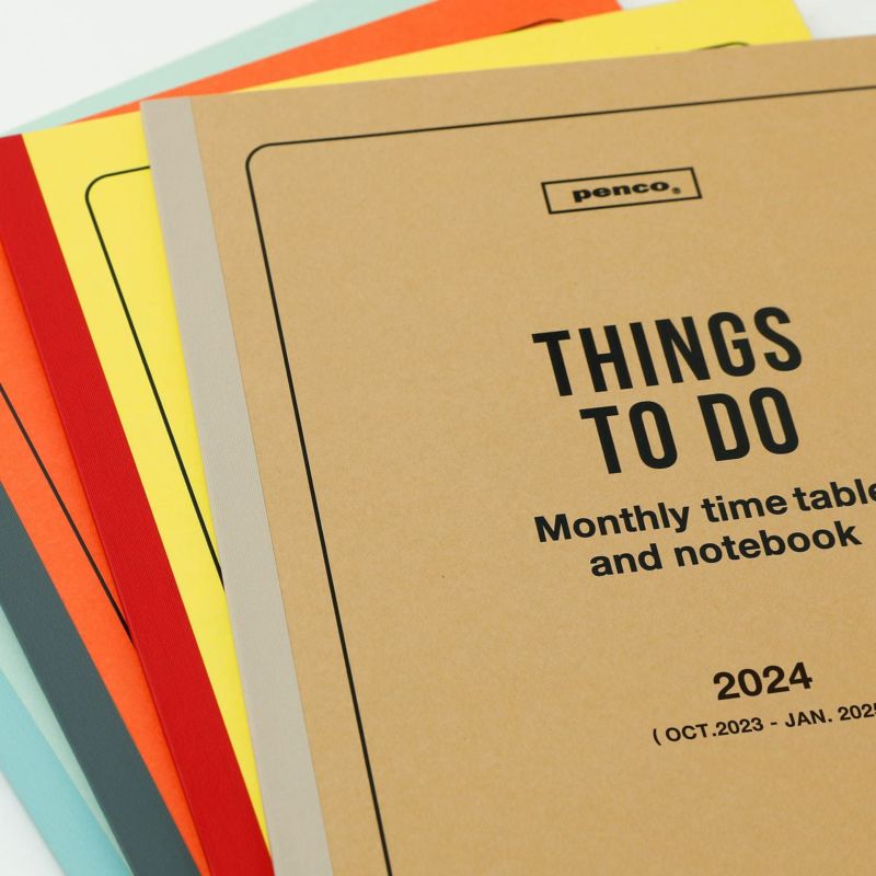 Hightide Penco 2024 'Things To Do' Monthly Planner B5 - The Journal Shop