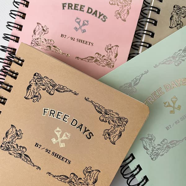 Life Free Days Ring Notebook (B7) - The Journal Shop