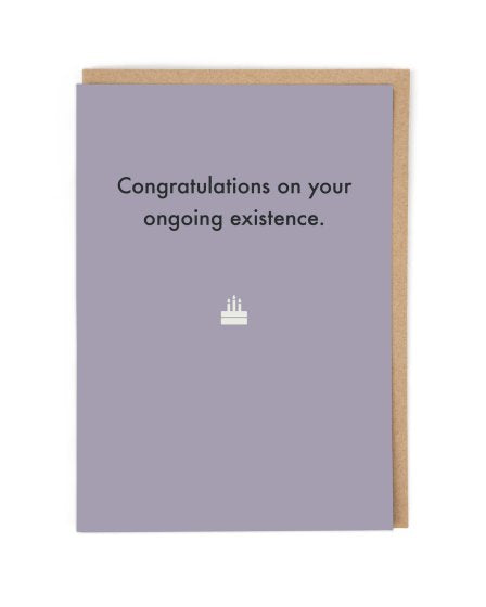 Deadpan Card "Ongoing Existence" - The Journal Shop
