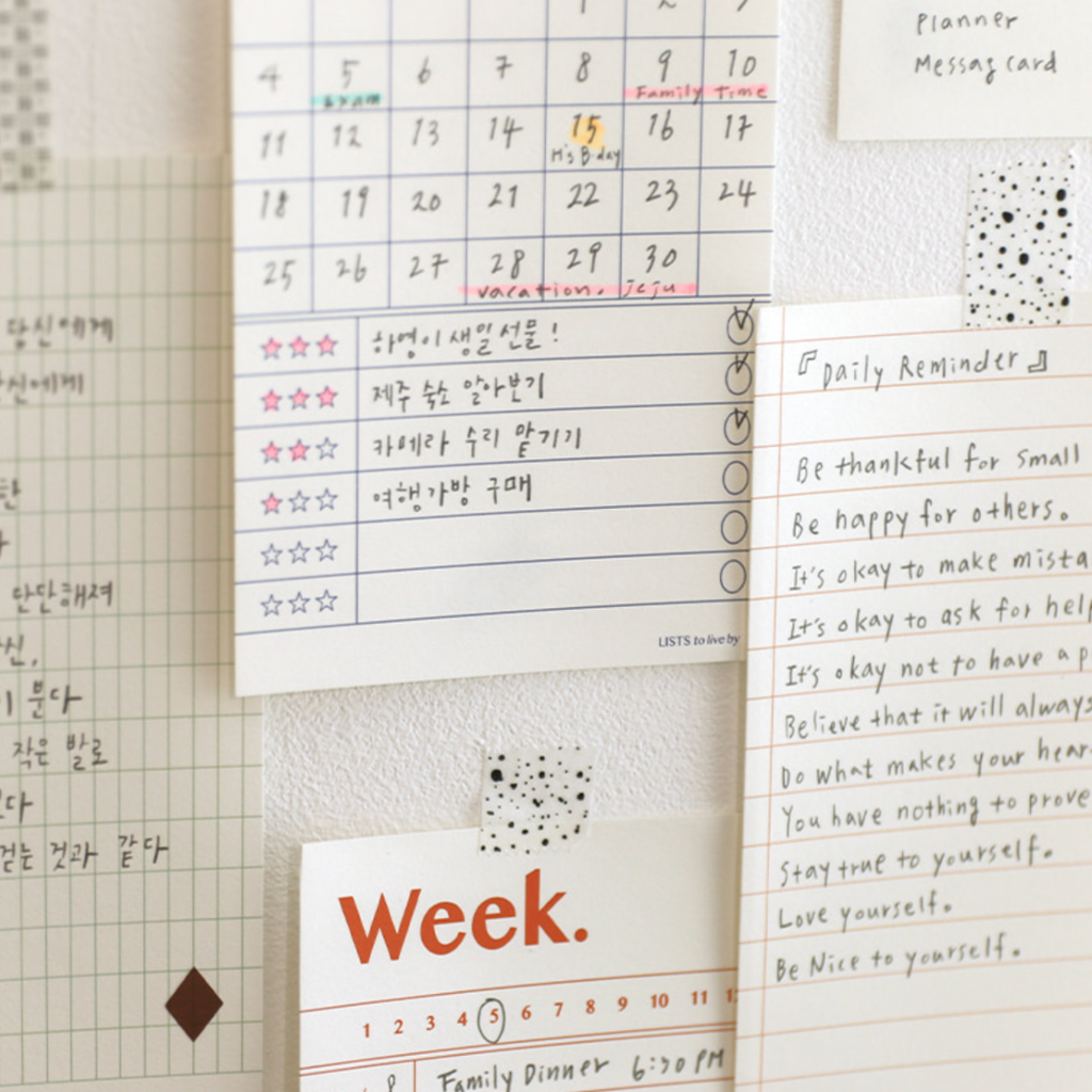Paperian Lists To Live by Memo Pad [8 Styles] - The Journal Shop