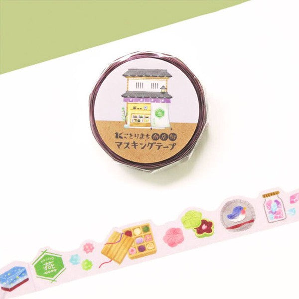 Experience the quaint and comforting atmosphere of a traditional Japanese sweet shop with Mind Wave's Die-Cut Masking Tape, ideal for adding a cultural touch to your stationery and crafts.