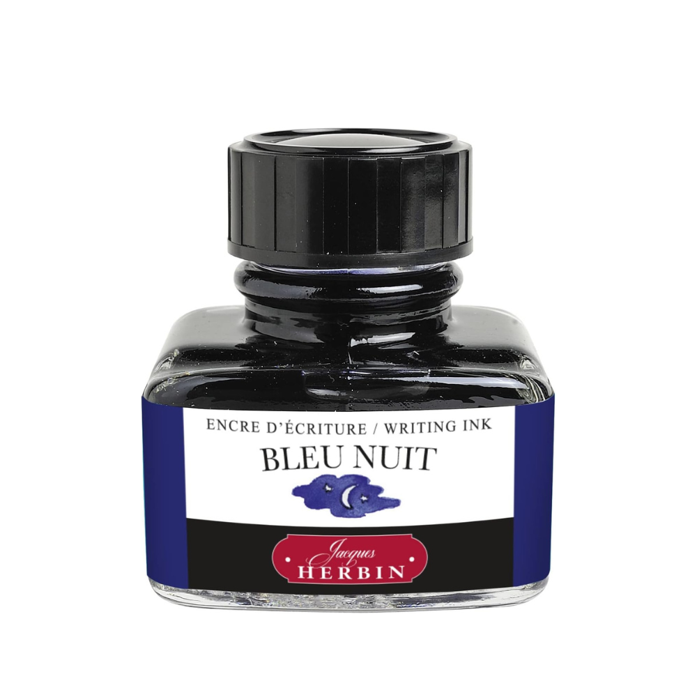 J Herbin Fountain Pen Ink [Bleu Nuit] - The Journal Shop