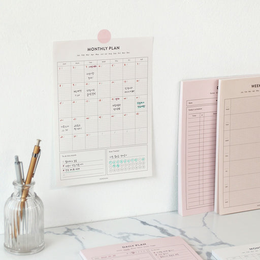 Paperian Lifepad A5 Planners in various layouts and calming colours. Stylish and versatile planner for monthly, weekly, and daily planning.