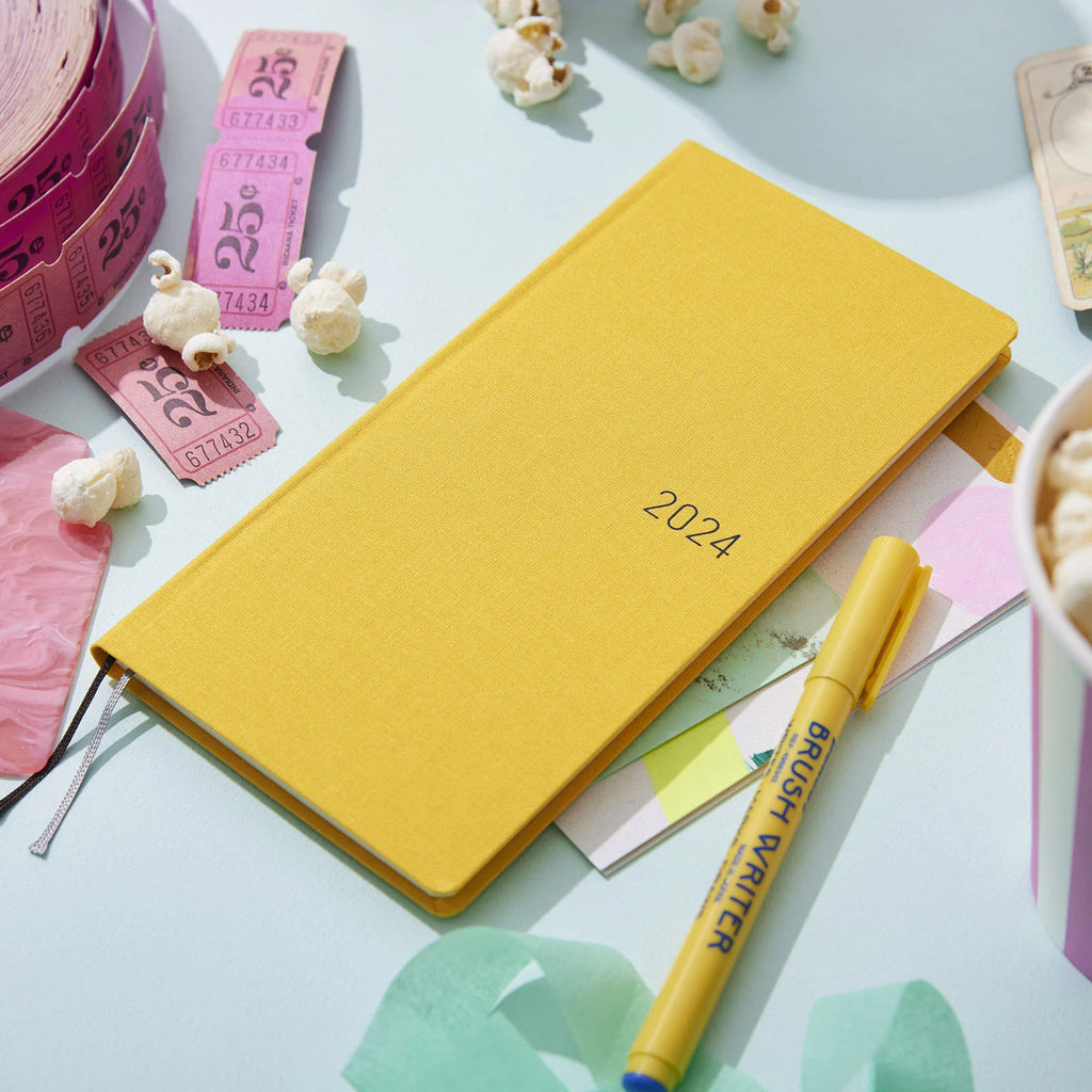 Hobonichi Weeks Japanese Edition April 2024 Start [Colours: Poppin’ Yellow] - The Journal Shop