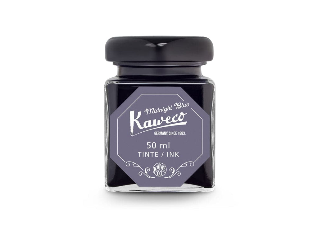 Kaweco Bottled Ink, 50ml - Midnight Blue - The Journal Shop