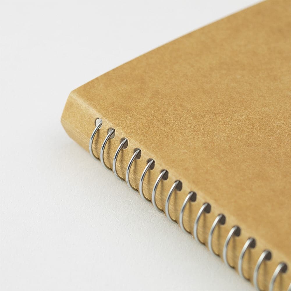 Traveler's Company Spiral Ring Notebook A5 Slim - MD White - The Journal Shop