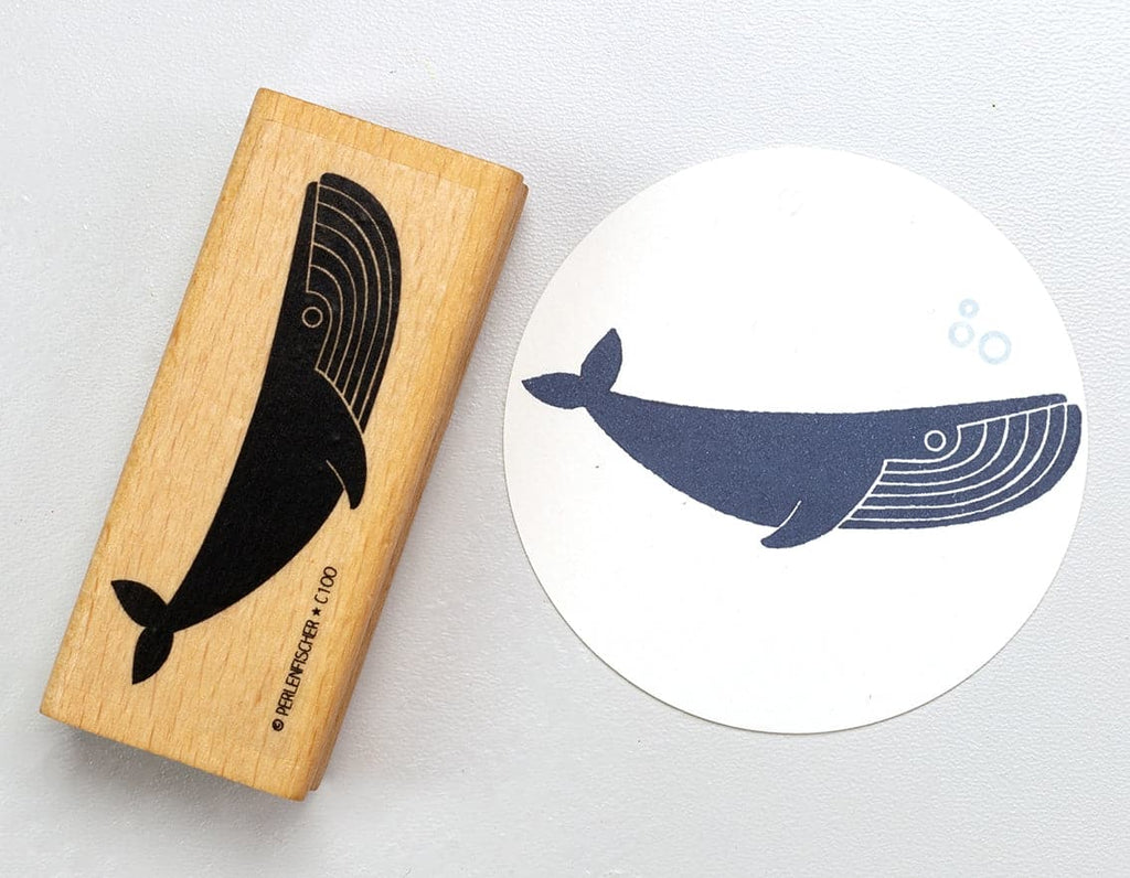 Perlenfischer Stamp - Blue Whale - The Journal Shop