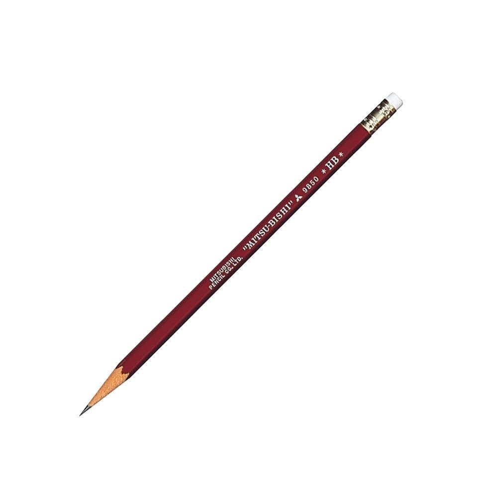 Uni Mitsubishi 9850 Pencil HB - The Journal Shop
