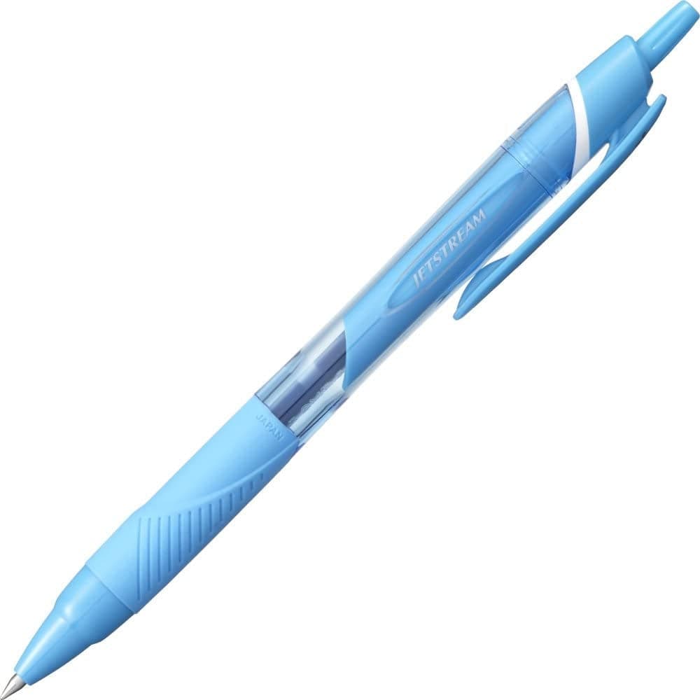 Uni-Ball Jetstream Color Pen with rubber grip and matching ink colour