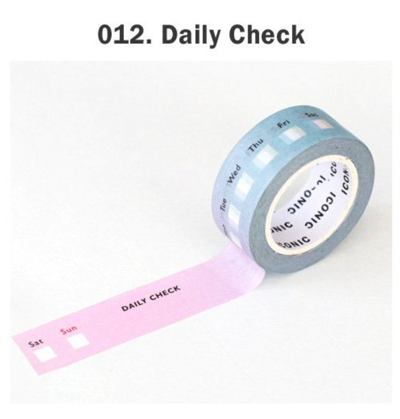Iconic Masking Tape Checkbox - The Journal Shop