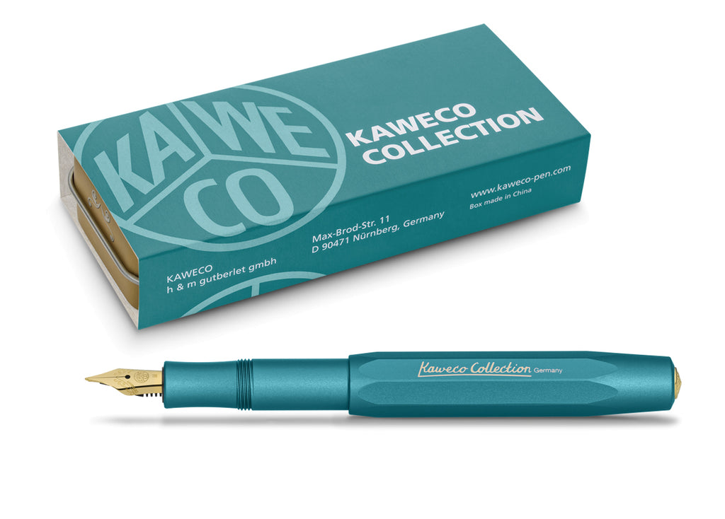Kaweco COLLECTION Fountain Pen Iguana Blue - The Journal Shop