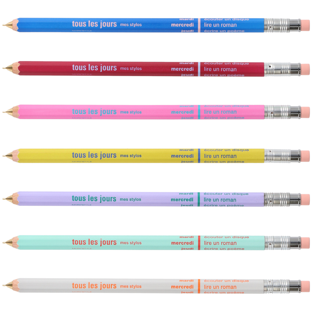 Mark's Tokyo Edge Days Mechanical Pencil with Eraser v.3 - The Journal Shop