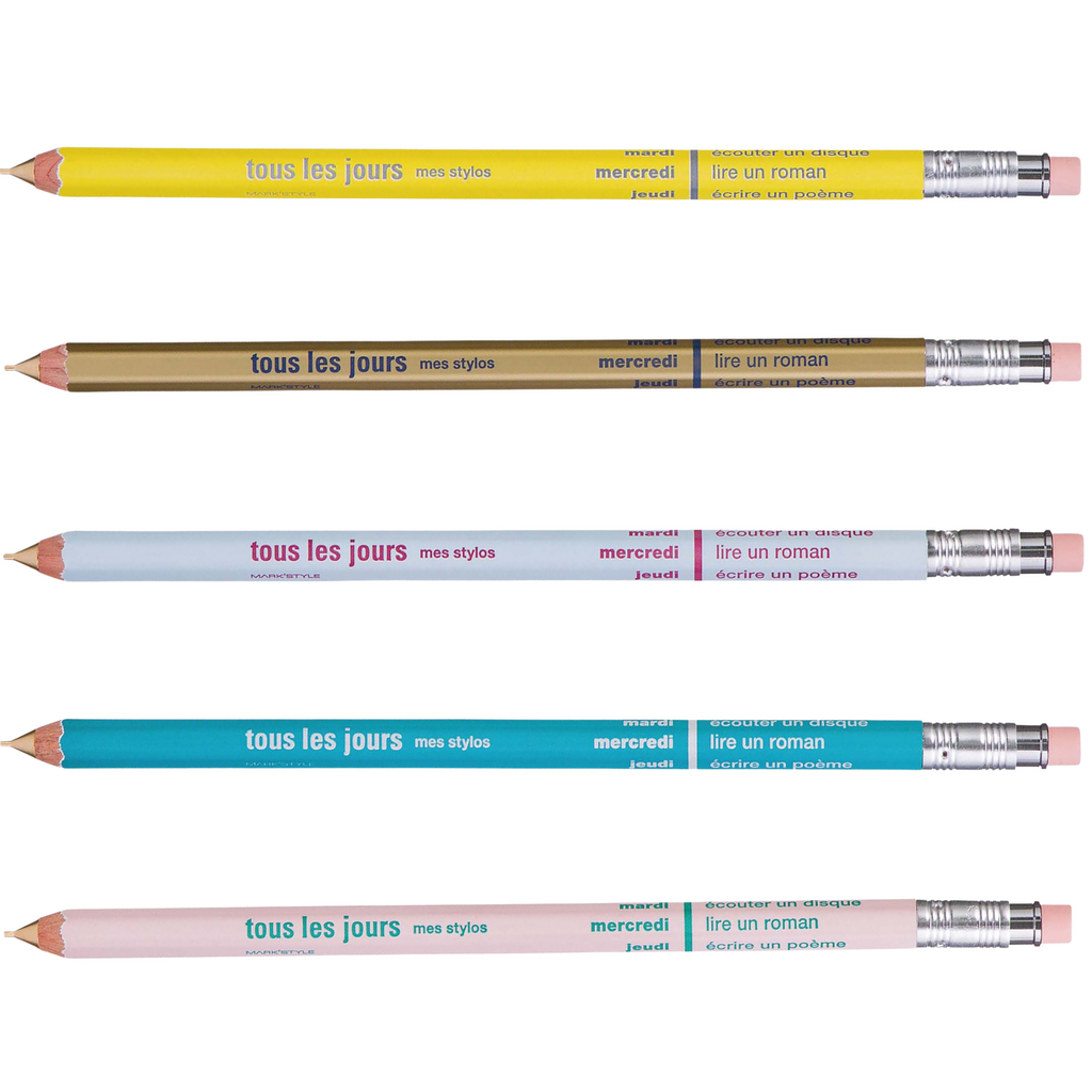 Mark's Tokyo Edge Days Mechanical Pencil with Eraser v.2 - The Journal Shop