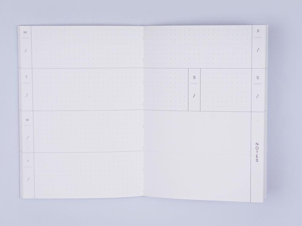 The Completist Berlin A6 Pocket Weekly Planner - The Journal Shop