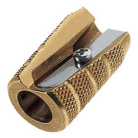 Möbius & Ruppert Grenade Single Hole Brass Sharpener - The Journal Shop