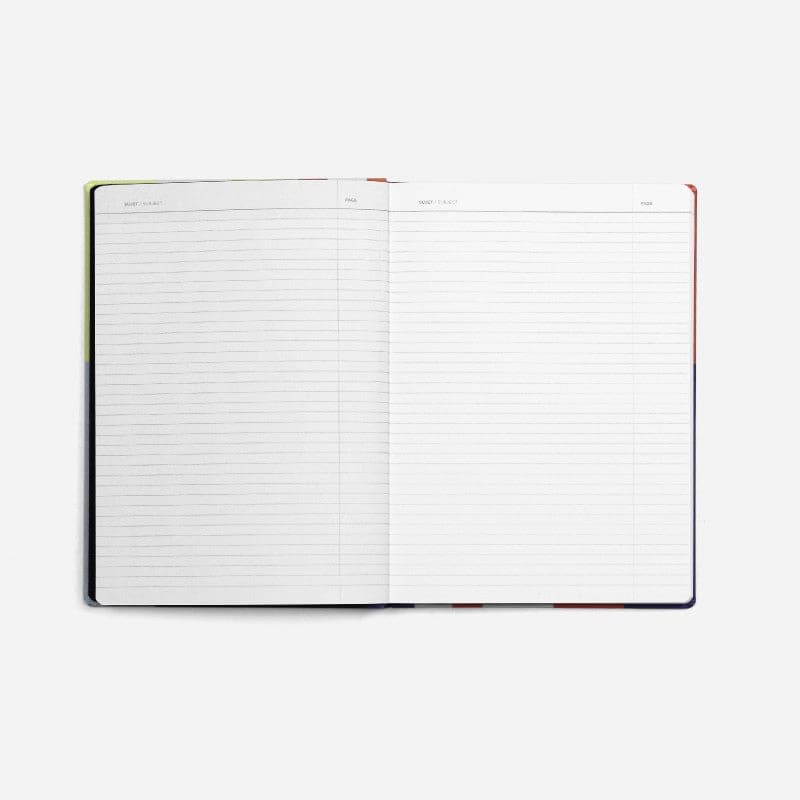 Papier Tigre A5 Canvas Notebook - Ribbons - The Journal Shop