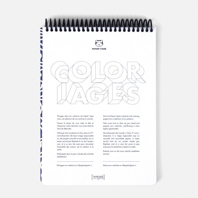 Papier Tigre Colouring Book - A5 - The Journal Shop