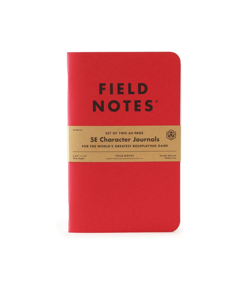 Field Notes 5E Character Journal (Pack of 2) - The Journal Shop