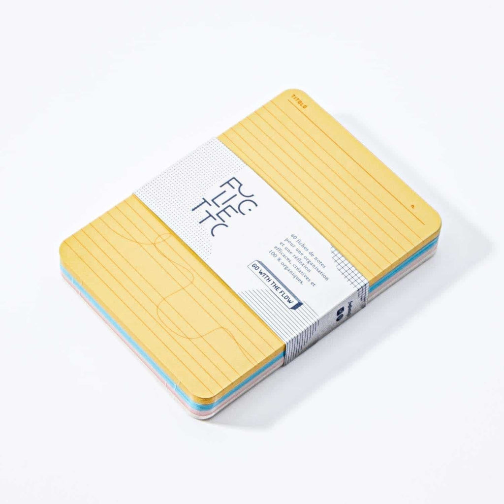 Foglietto Memo Cards - Go With The Flow | A6 (Deck of 60 Cards) - The Journal Shop