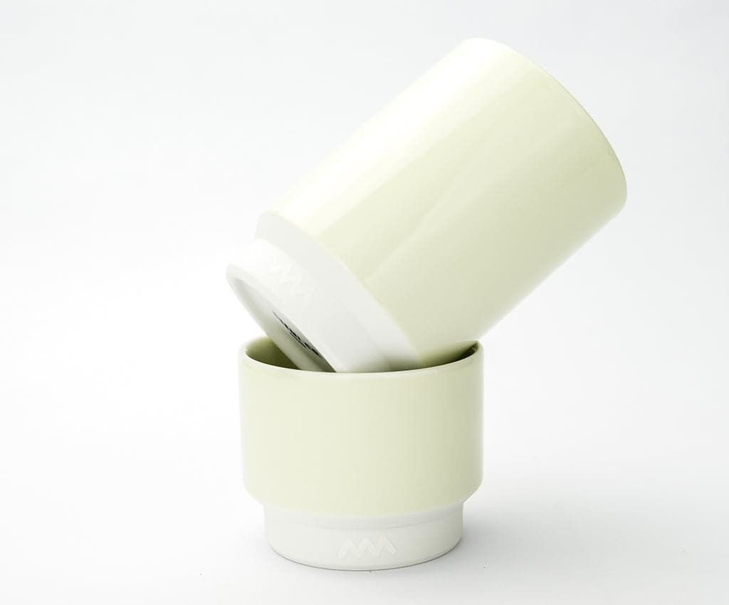 Asemi Hasami Cups Large - Light Green - The Journal Shop