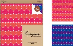 Midori Origami Paper -- Heart Pink-Blue - The Journal Shop