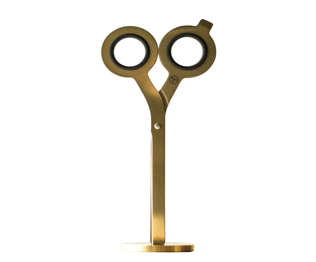HMM Scissors with Base - Gold - The Journal Shop
