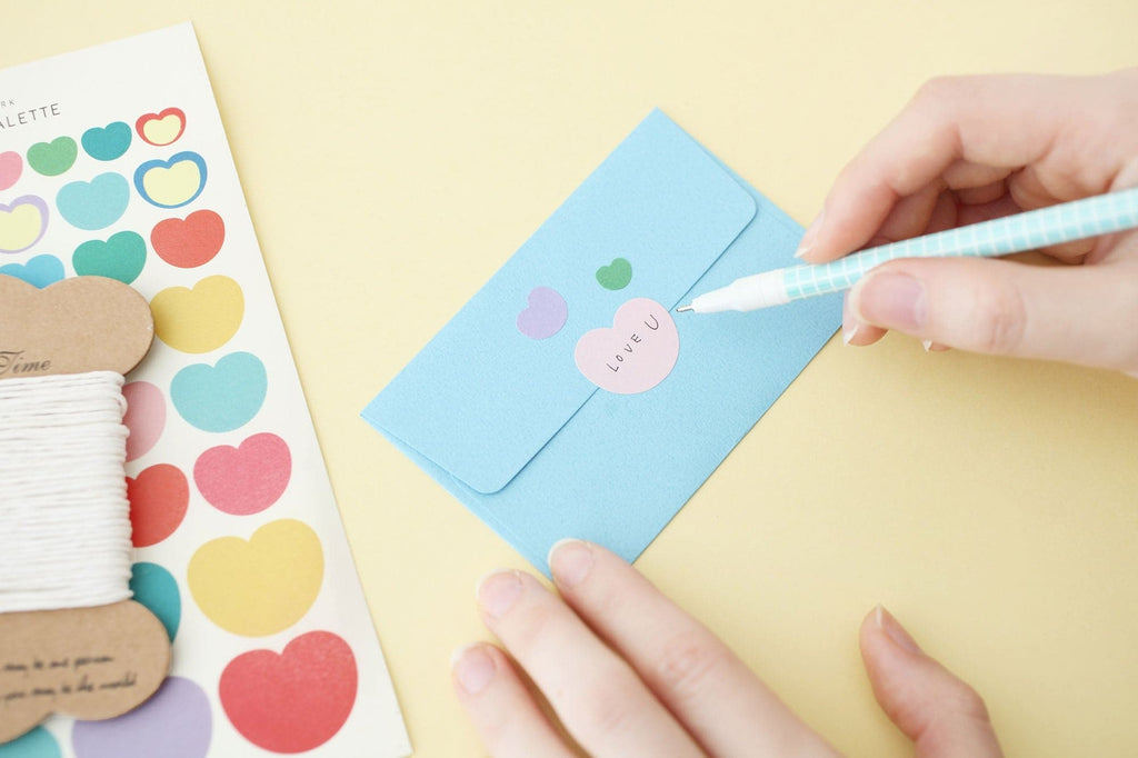 Livework Color Palette Stickers - Heart - The Journal Shop