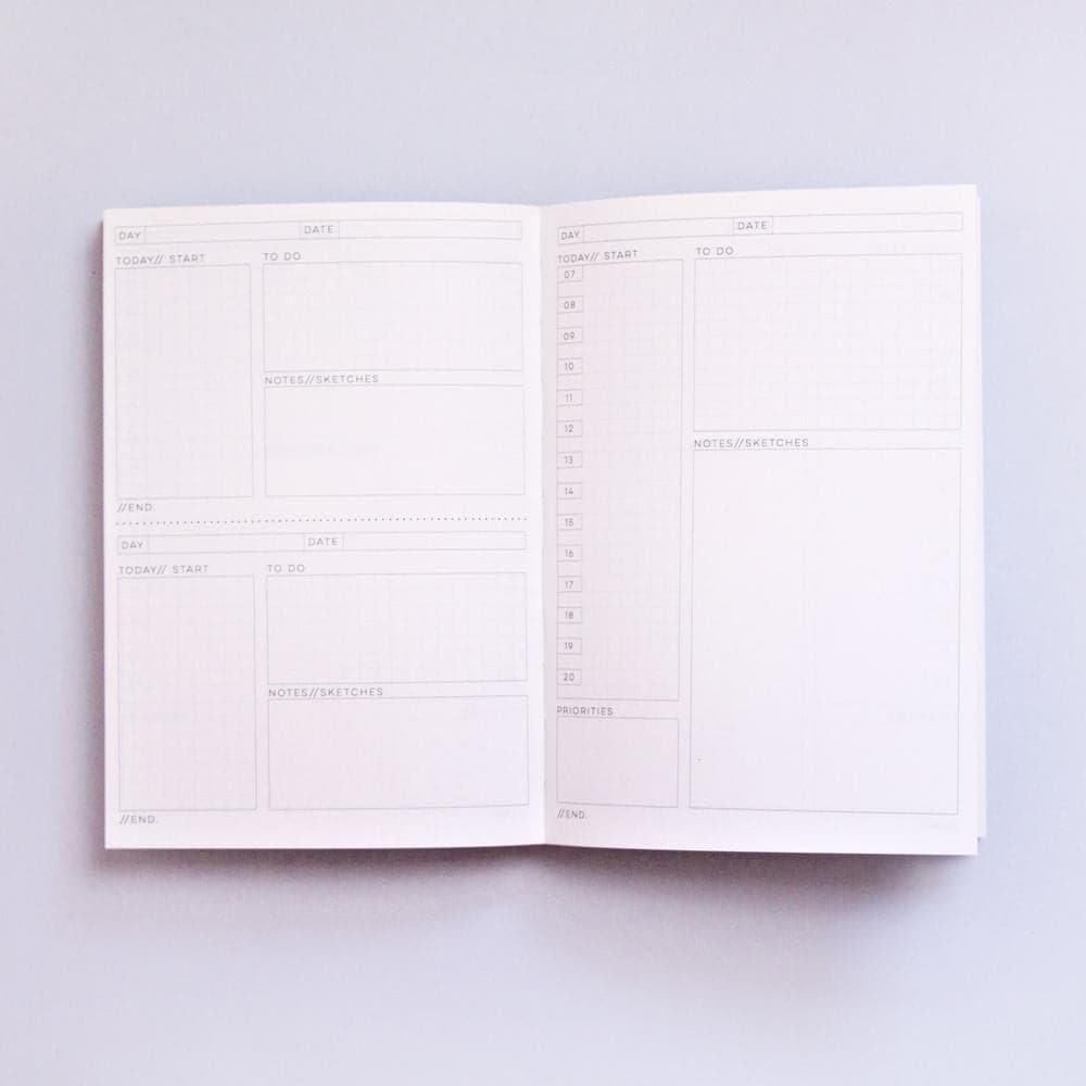 The Completist Bookends No.1 Daily Planner A5 - The Journal Shop
