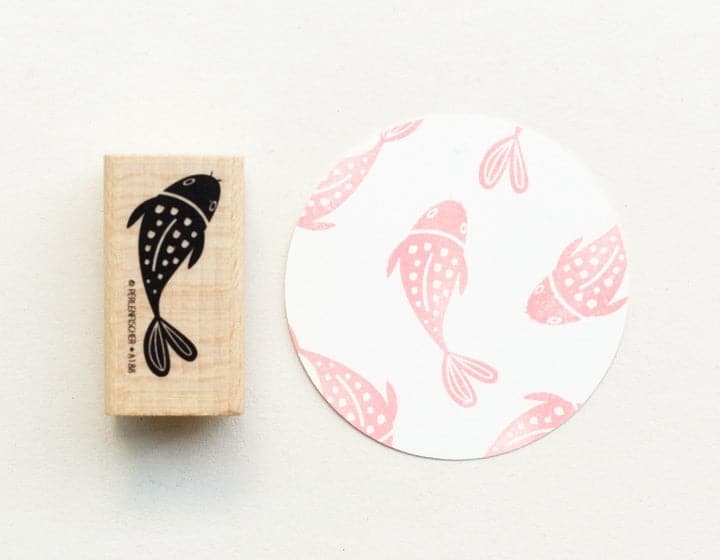 Perlenfischer Stamp - Koi - The Journal Shop