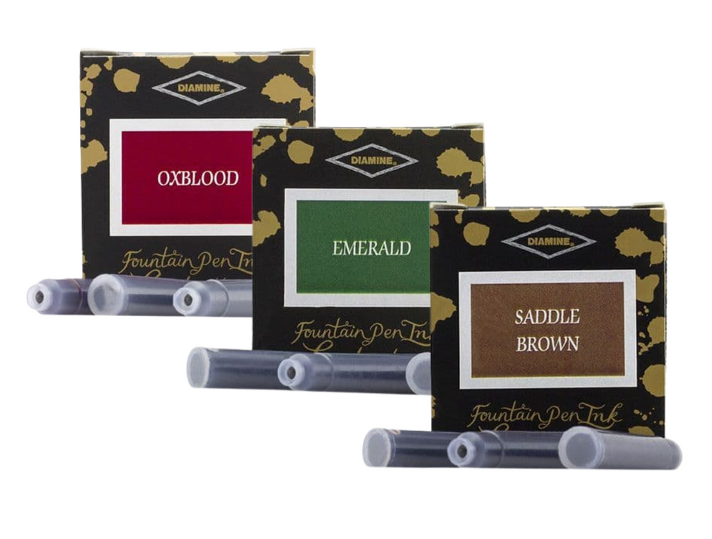 Diamine Fountain Pen Ink Cartridges [6 Pack] - The Journal Shop