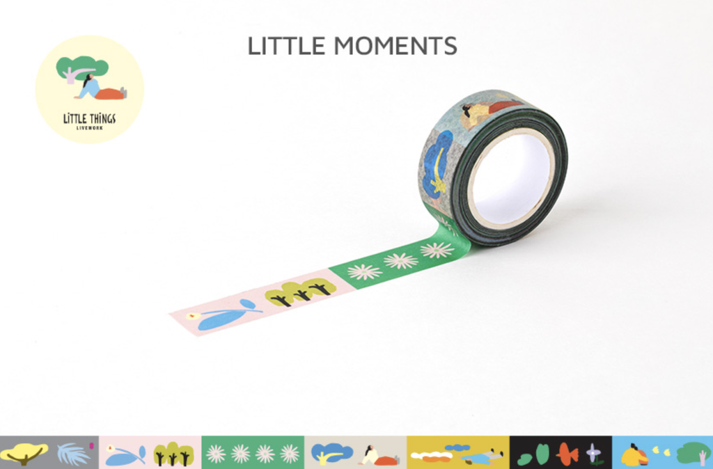 LIVEWORK Little Things PAPER TAPE - 15MM - Little Moments - The Journal Shop