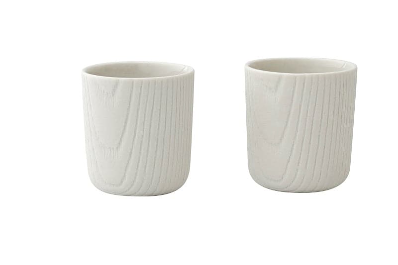 Toast Living -- MU - Mini Cups 80ml - 2 pieces - White - The Journal Shop