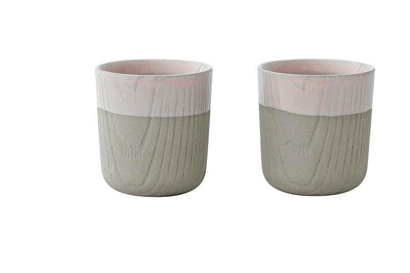Toast Living -- MU - Mini Cups 80ml - 2 pieces - Pale Pink - The Journal Shop