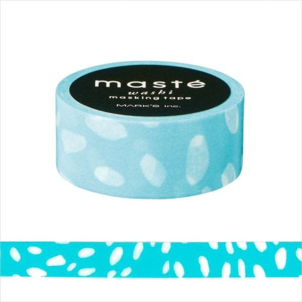Mark's Tokyo Edge - Maste Washi Tape - Blue Dot Drops - The Journal Shop