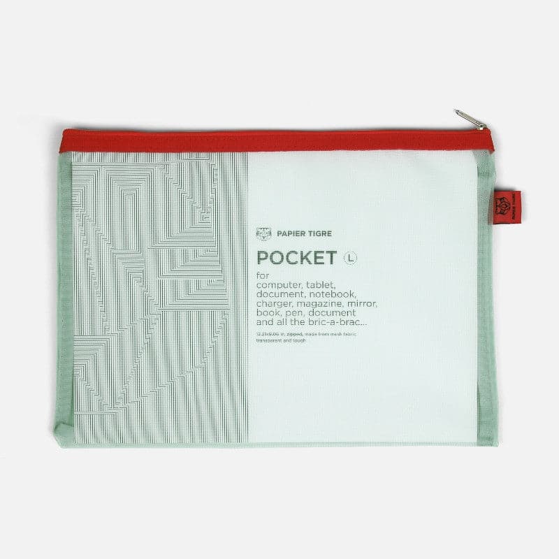 Papier Tigre Mesh Pocket [Large] - The Journal Shop