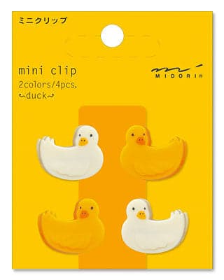 Midori -- Mini Clips -- Duck - The Journal Shop