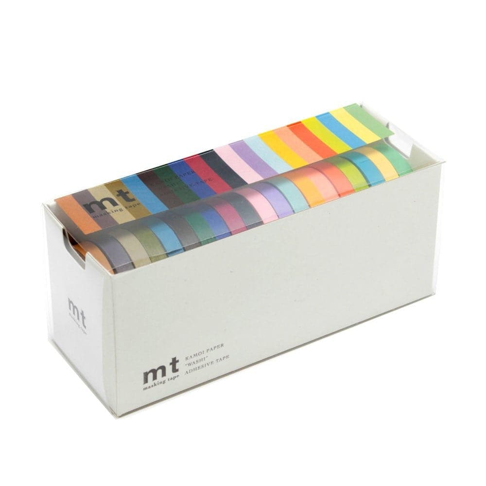 MT Masking Tape 20 Solid Colours - The Journal Shop
