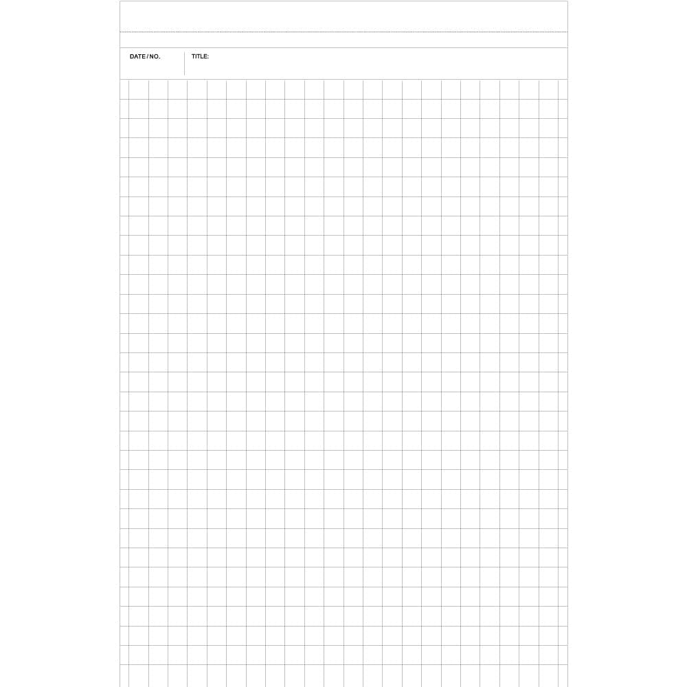 Mnemosyne Staple Bound Notepad N188A -- A5 : Graph - The Journal Shop
