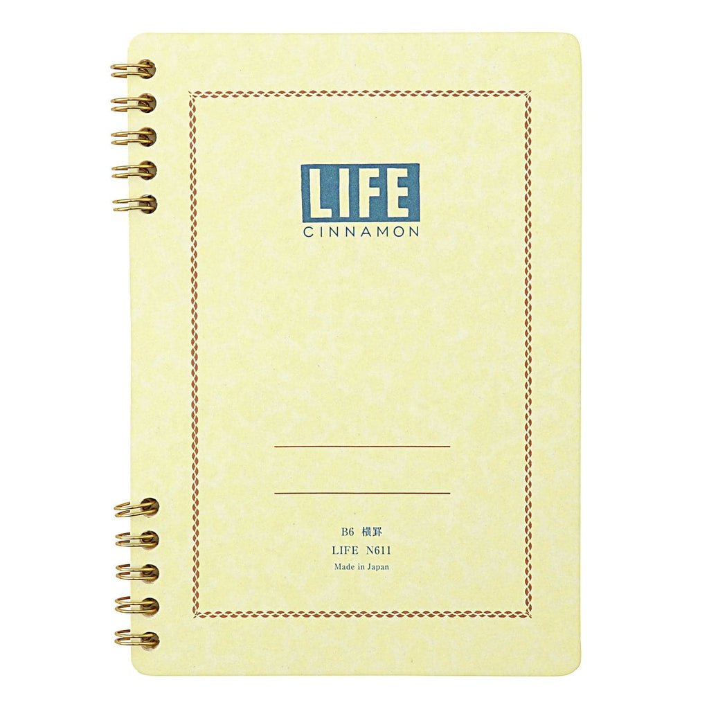 Life Cinnamon Notebook, Lined, B6 - The Journal Shop