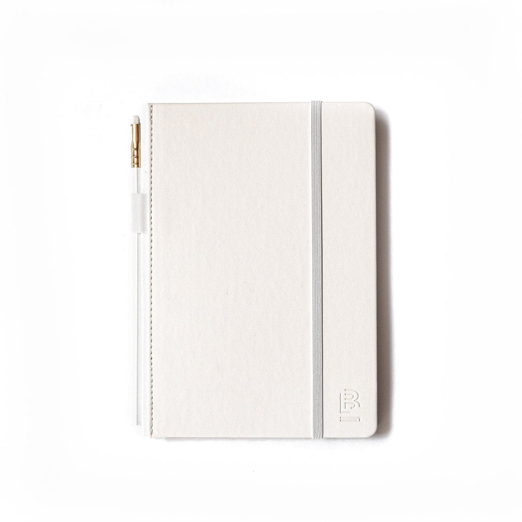 Blackwing Slate A5 Notebook + Pencil - White - The Journal Shop