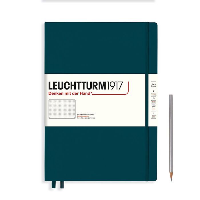 Leuchtturm1917 Hardcover Master Classic Notebook - A4+ (Dotted) - The Journal Shop