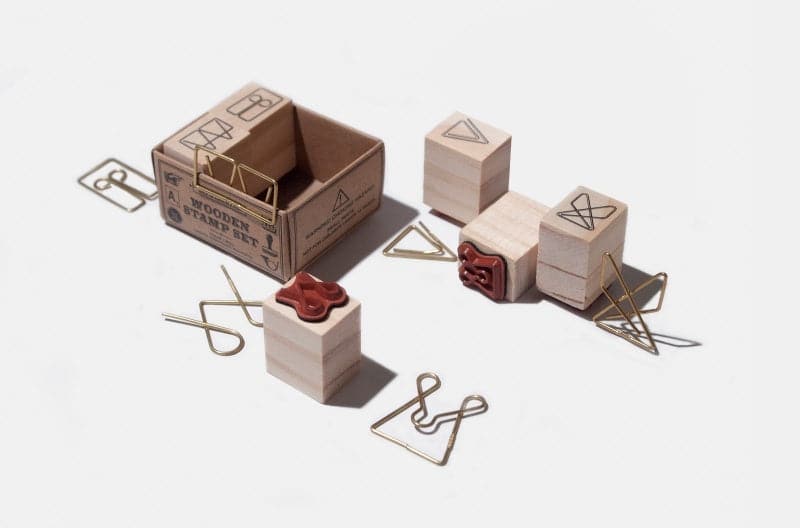 Tools to Live By Paper Clip Stamp - The Journal Shop