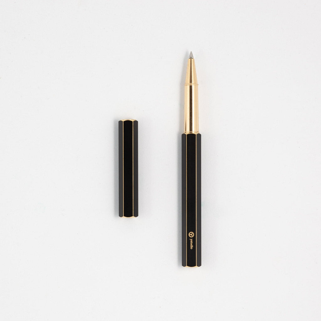 ystudio Brassing - Rollerball Pen (Black) - The Journal Shop