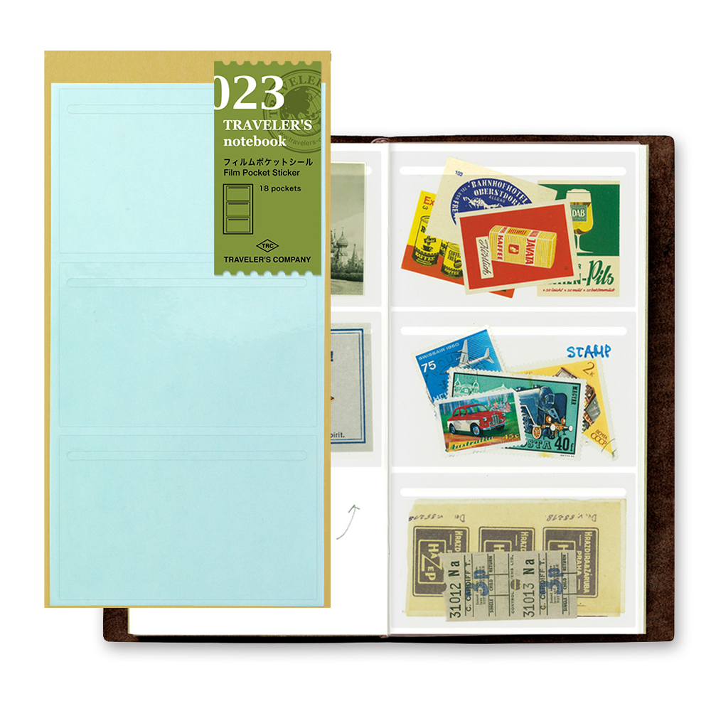 TRAVELER'S Notebook -- Refill #023 Film Pocket Stickers - The Journal Shop