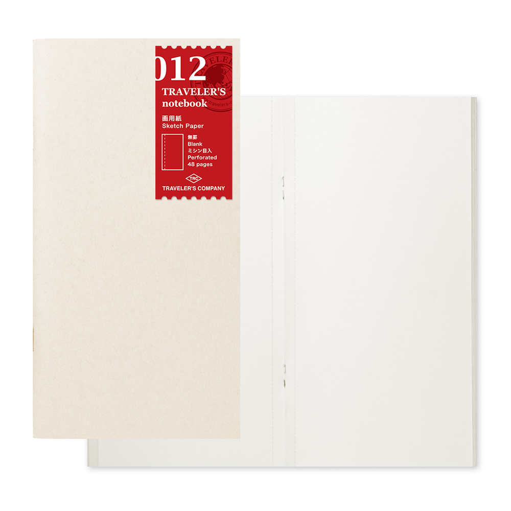 TRAVELER'S Notebook -- Refill 012 : Sketch Paper - The Journal Shop