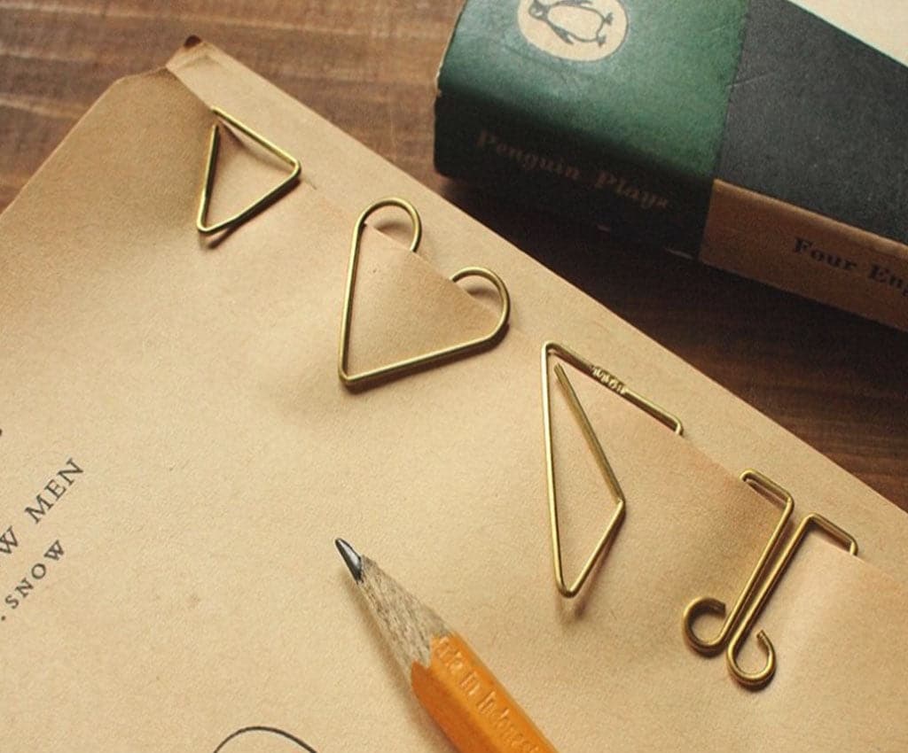 Tools to Live By Brass Clips (Owl) - The Journal Shop