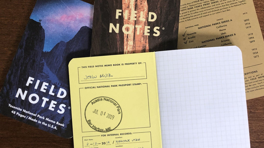 Field Notes Memo Books National Parks Series (Pack of 3) - The Journal Shop