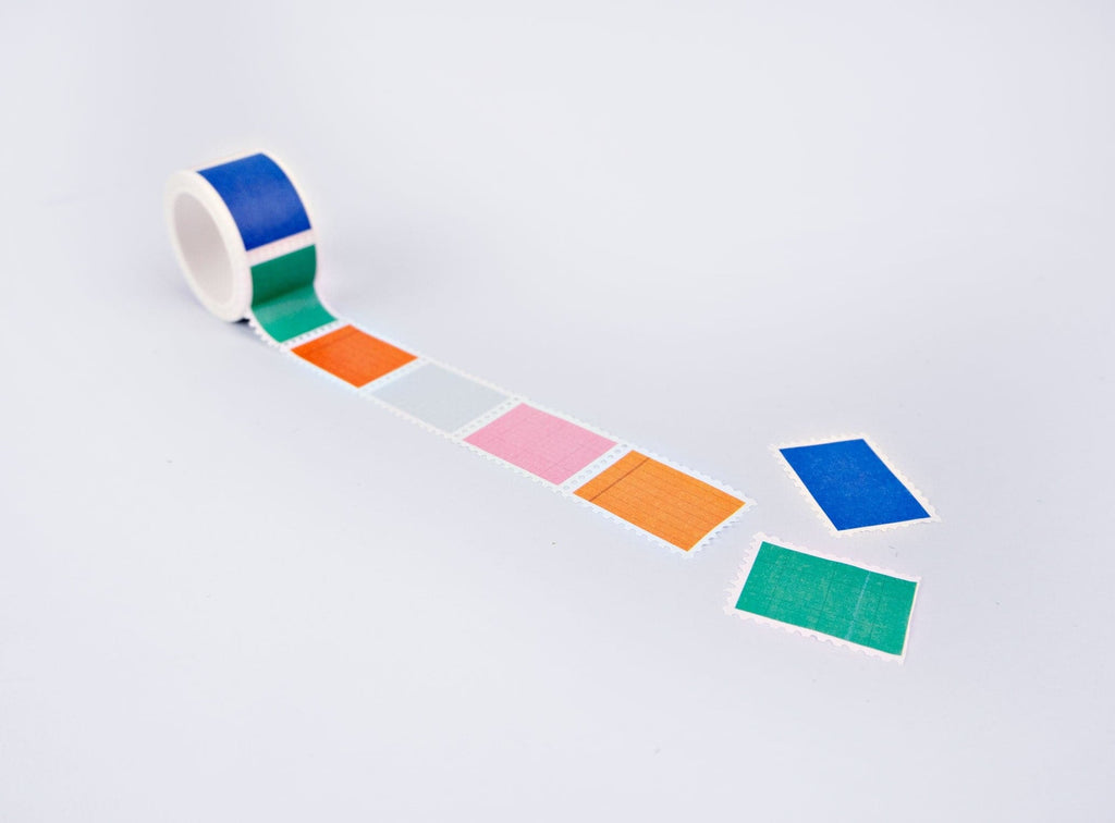 The Completist Dot, Grid + Line Stamp Washi Tape - The Journal Shop