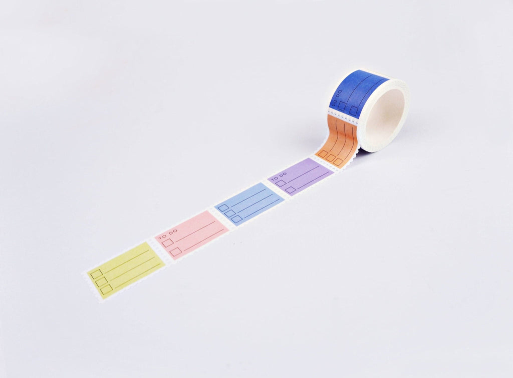 The Completist To Do Stamp Washi Tape - The Journal Shop