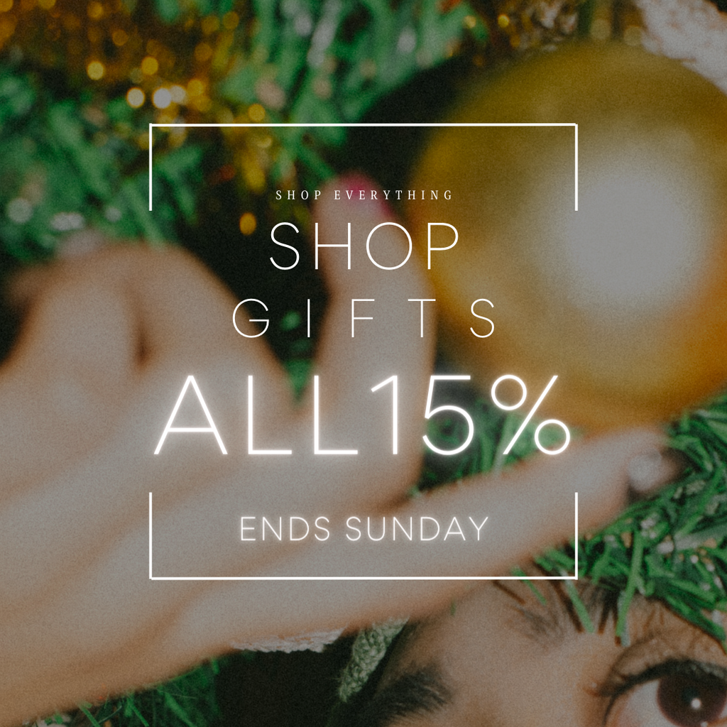 All Christmas gifts 15% off